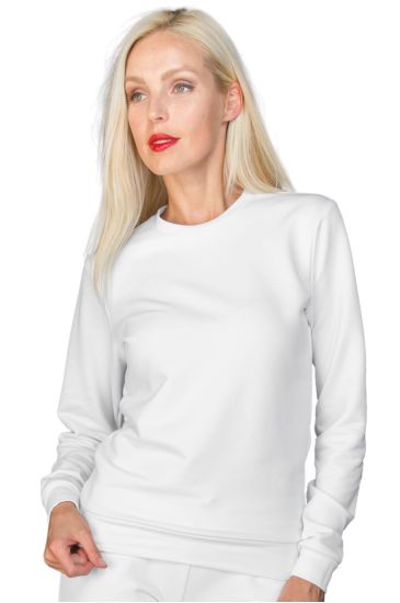 Felpa unisex girocollo - Isacco Bianco