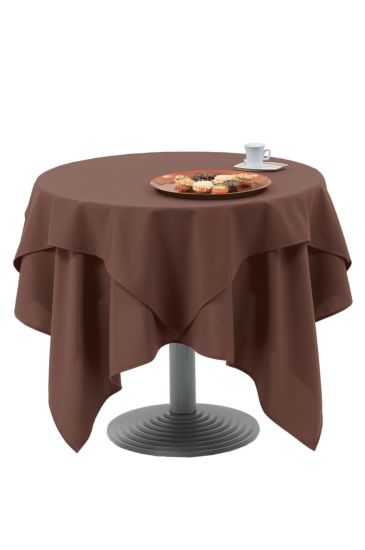ELEGANCE tablecloths (out of size) Brown Isacco
