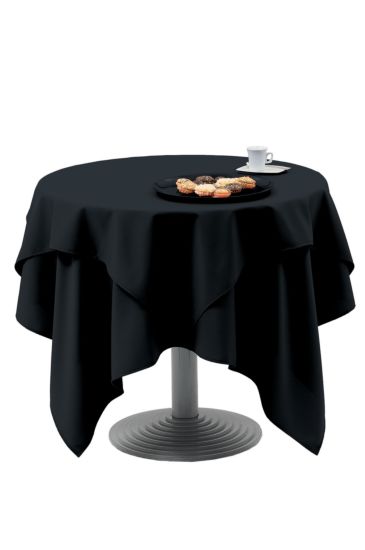 ELEGANCE tablecloths (out of size) Black Isacco