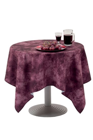 Orchidea tablecloth - Isacco Bordeaux