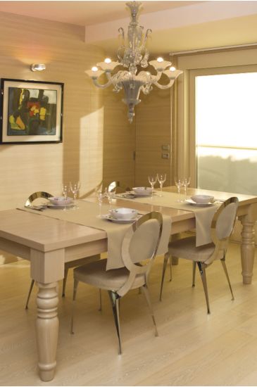 Runner Elegance larghezza max 61 cm lunghezza max 145 cm Colore Biscuit Colour Isacco