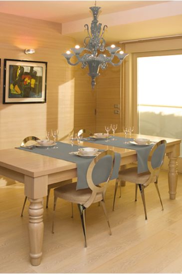 Runner Elegance larghezza max 61 cm lunghezza max 145 cm Colore Grey Isacco