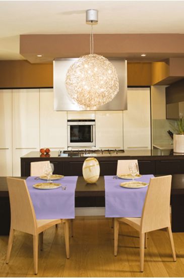 Runner Elegance larghezza max 61 cm lunghezza max 145 cm Colore Lilla Isacco