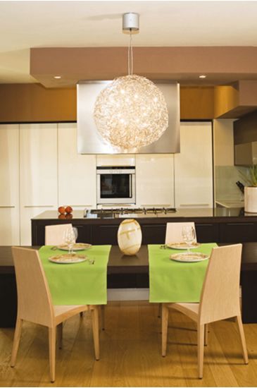 Runner Elegance larghezza max 61 cm lunghezza max 145 cm Colore Apple Green Isacco