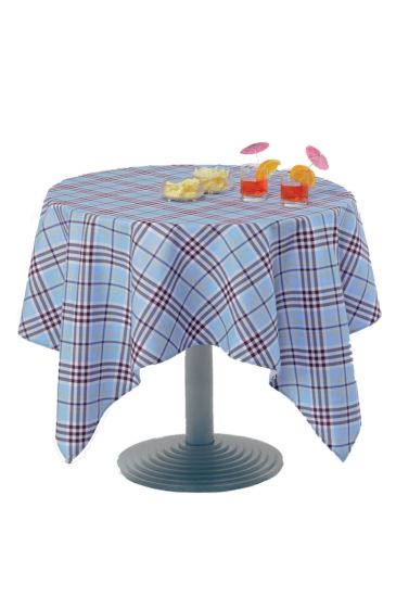 Tartan tablecloth - Isacco Light Blue