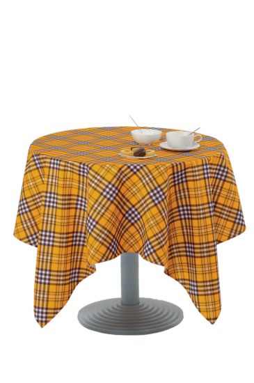 Tartan tablecloth - Isacco Apricot