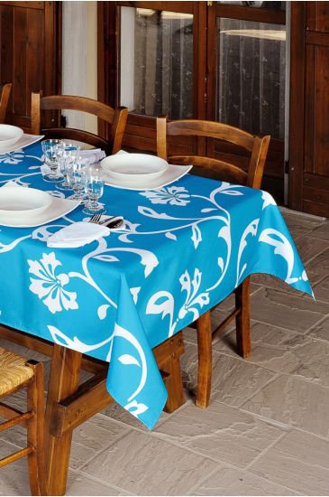 Venezia tablecloth - Isacco Turquoise